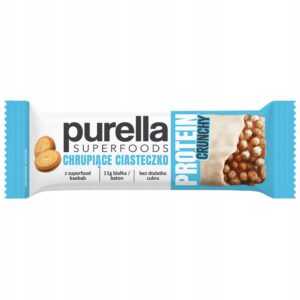 Baton proteinowy Purella Chrupiące Ciasteczko 11g białka bez dod cukru 45g