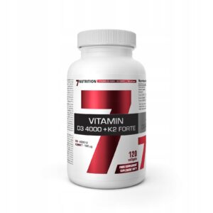 Suplement diety 7Nutrition Vitamin D3 4000 + K2 forte 120 kapsułek