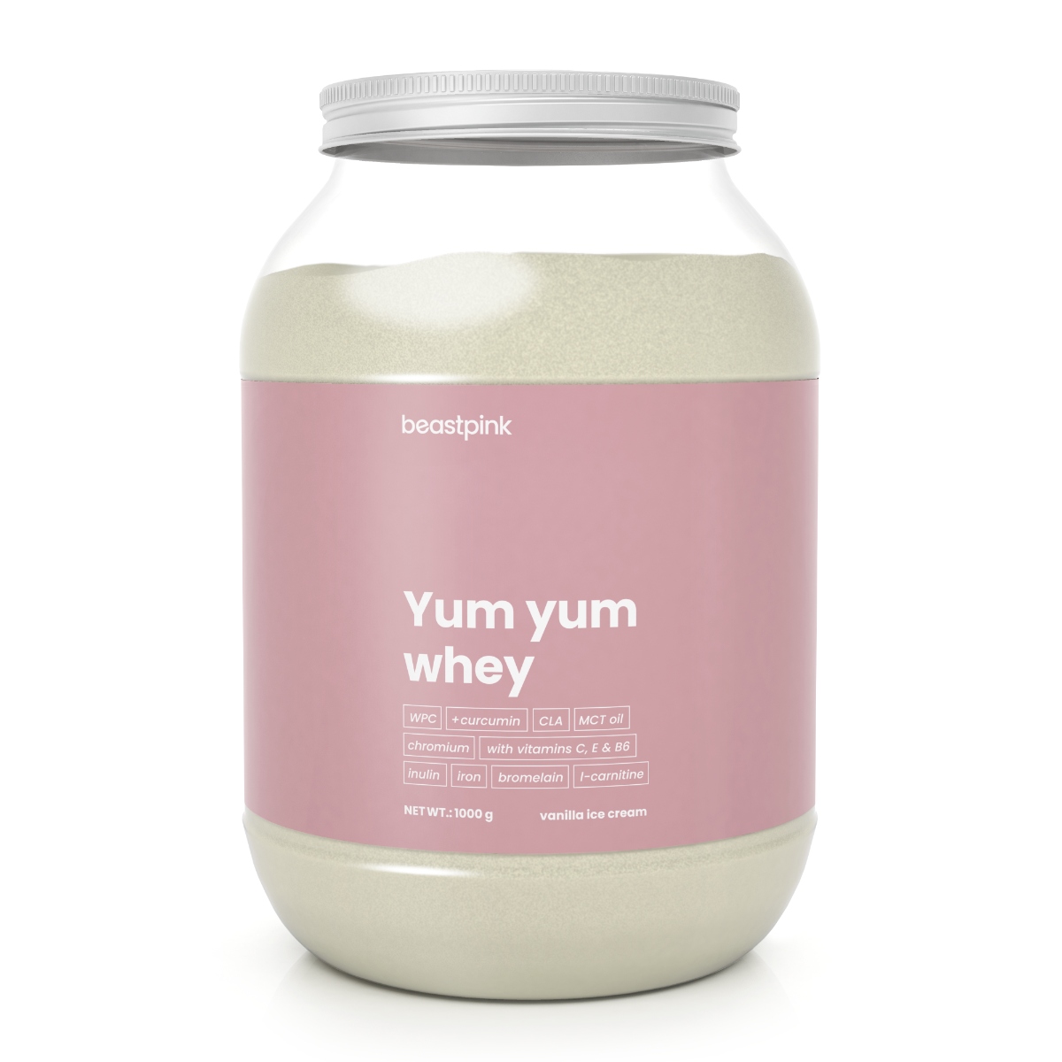 Odżywka białkowa BeastPink proszek 1000 g smak czekoladowo-orzechowy - obrazek 6