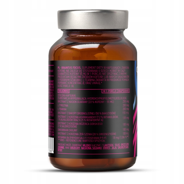 Suplement OstroVit Braintus Focus 90 kaps. - obrazek 3