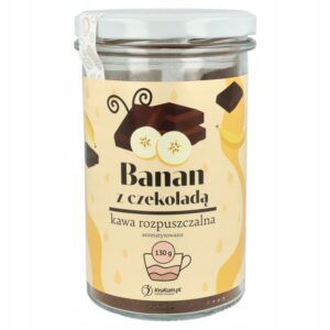 Kawa rozpuszczalna Krukam - Kawa Rozpuszczalna Banan-Czekolada 130 g