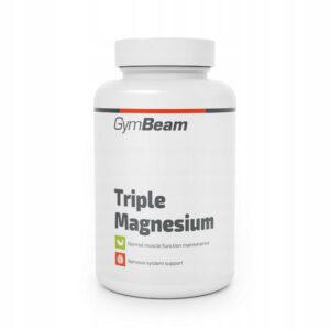 GymBeam Triple Magnesium potrójny magnez zmęczenie energia 90 kapsułek