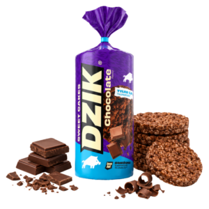 DZIK WAFLE KUKURYDZIANE LOW FAT - CZEKOLADA